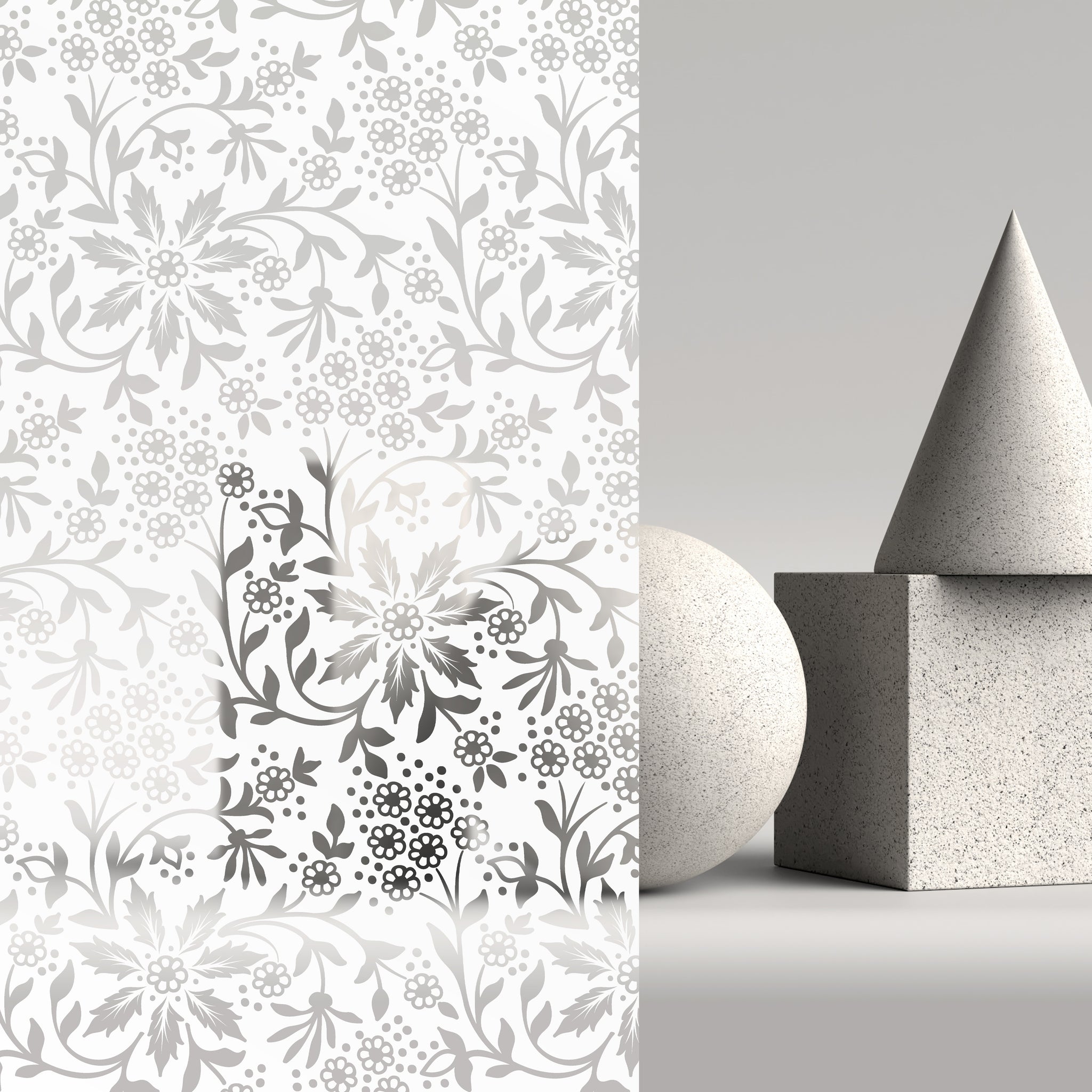 Exclusive Vintage Floral Window Film