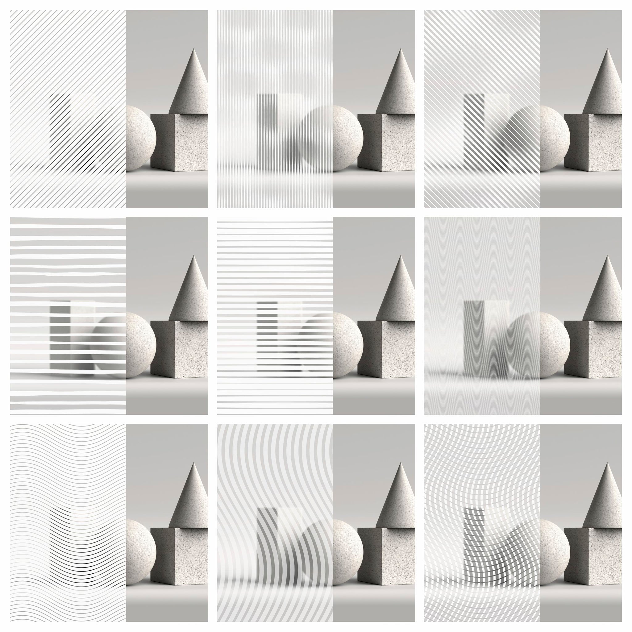 Exclusive Linear & Stripe Pattern Films Collection