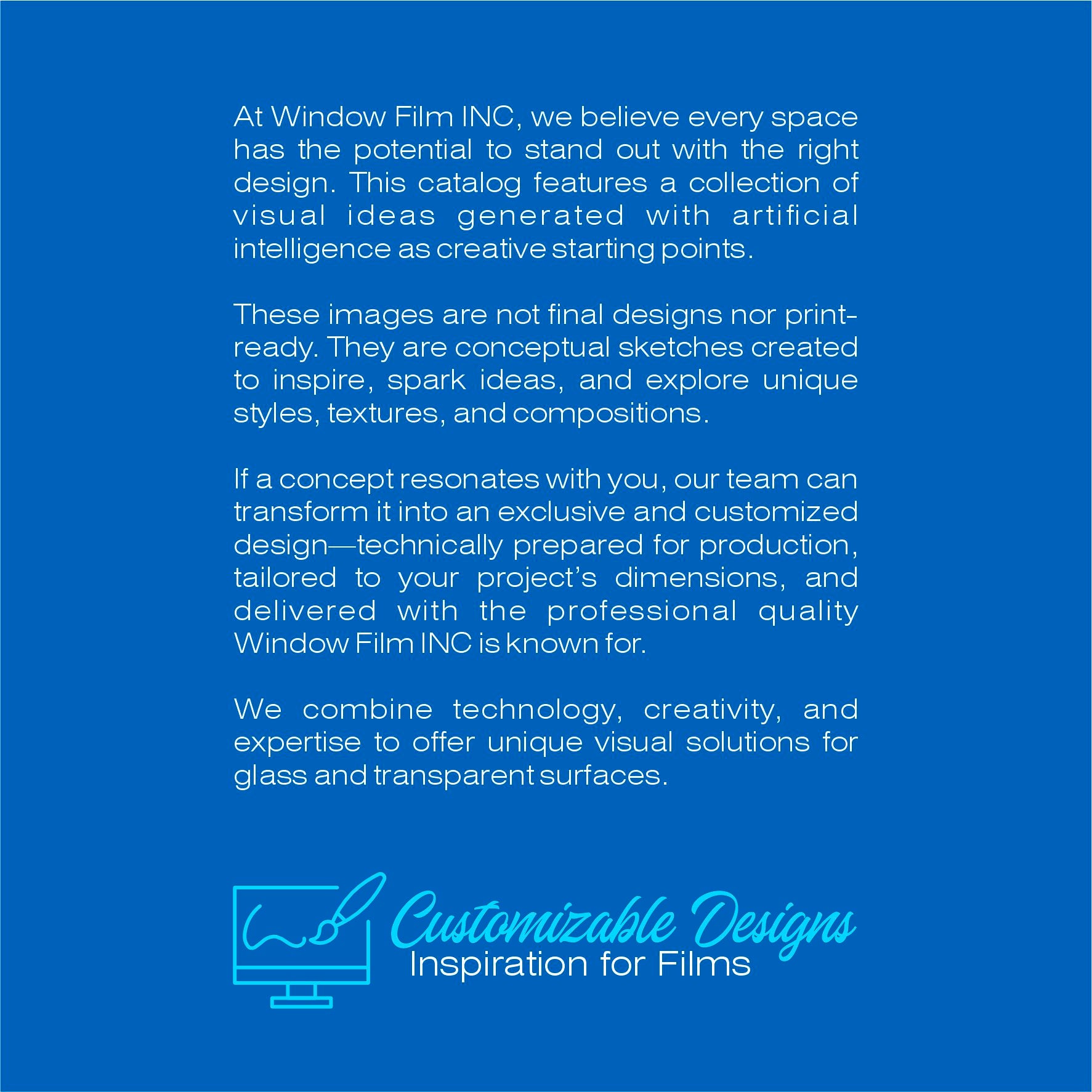 Customizable Designs - Inspiration for Films